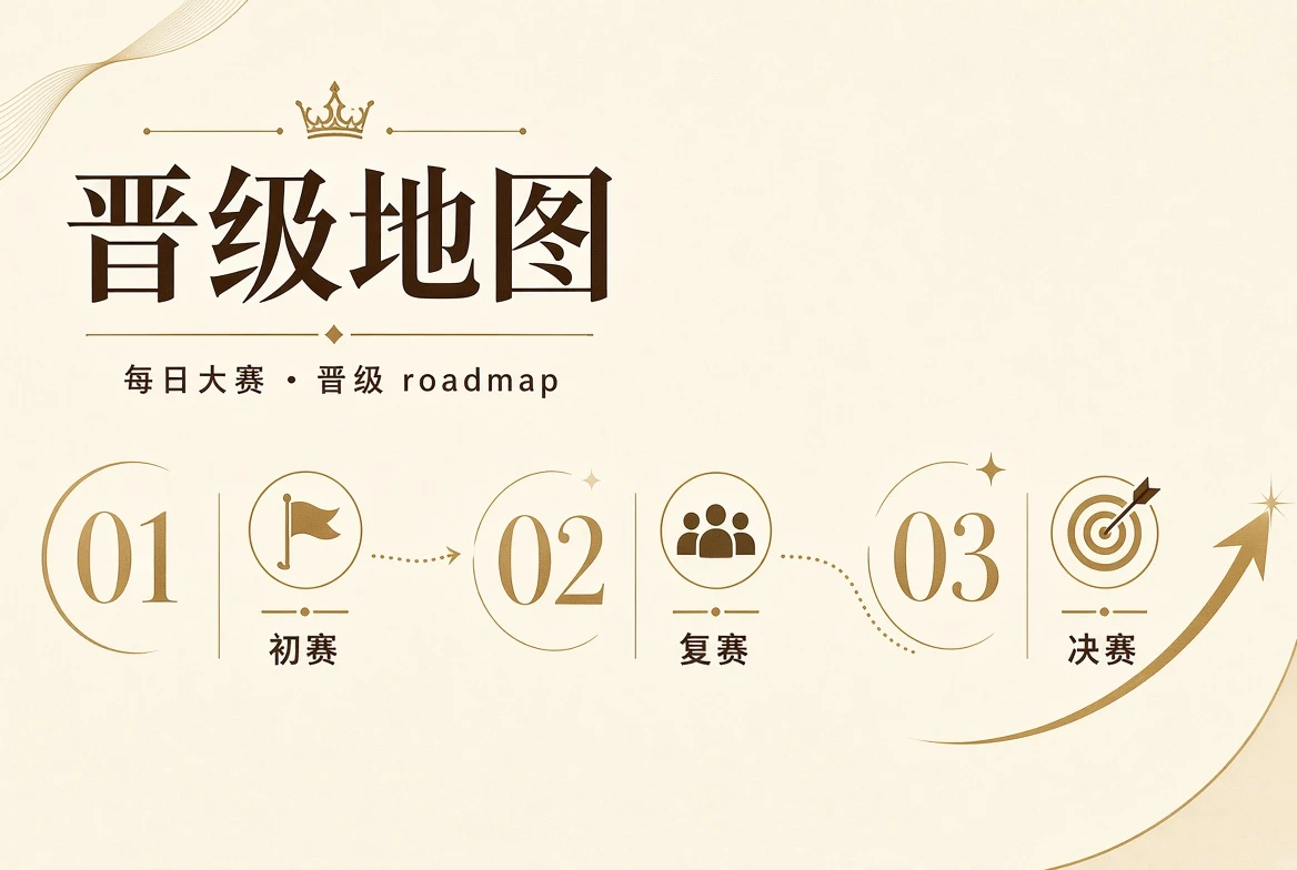 晋级不是直线承诺，而是一段一段完成的确认过程